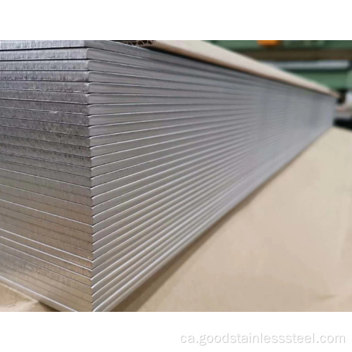 placa quadrada d’acer inoxidable